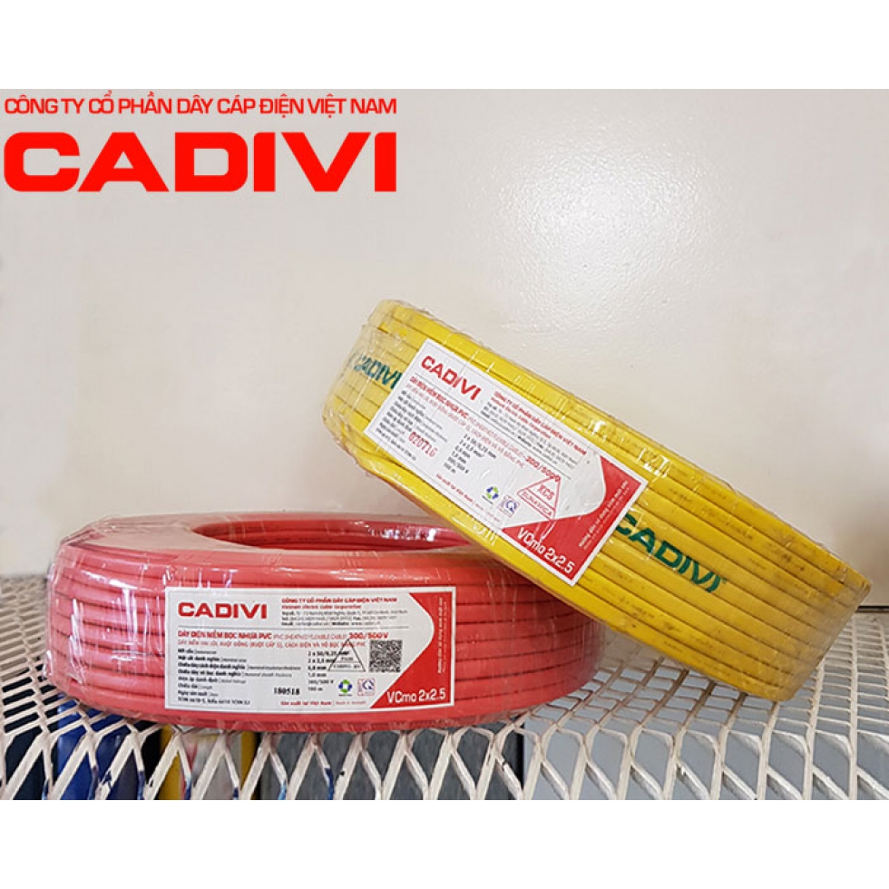 Thiết bị điện Cadivi cho công trình xây dựng